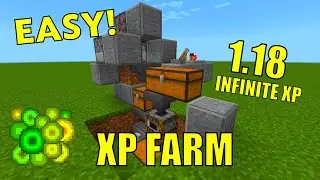 SIMPLE and FAST 1.18 XP FARM TUTORIAL Minecraft Bedrock