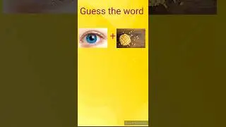 Guess the word: combine the images #challenge #game #word #puzzle