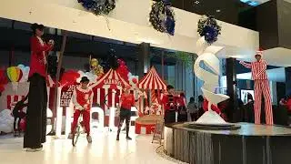 Stilts walker, unicyclist, juggler for welcoming performers, circus carnival theme party #events