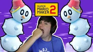 A WINTER TERROR LAND...  | Rubber Ross World 6 Part 1 [Super Mario Maker 2]