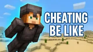 🚨 Cheating in Minecraft Be Like... (Netherite Hacks)