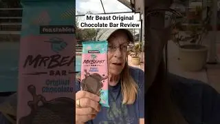Mr Beast makes chocolate? Food review of Mr Beast original #shorts #viral #trending #food