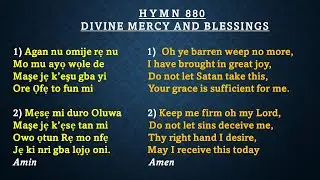 CCC Hymn 880 (Agan Nu omije re nu)  Celestial Church of Christ Redemption Parish Winnipeg