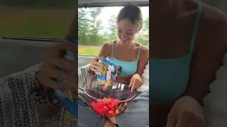 дорожный салат из конфет..