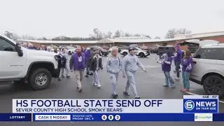 HS Football State send off for Sevier County High School