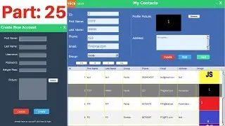 Java - Contact Management System Project In Java With MySQL Step By Step [with source code] Part 25