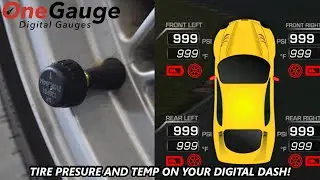 OneGauge Tire Pressure and Temperature Monitoring