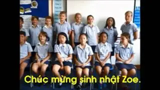 How to sing a birthday song in Vietnamese