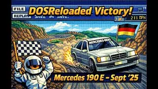 Stunts – Mercedes 190 E strikes gold! Victor Narl wins DOSReloaded Sept 25