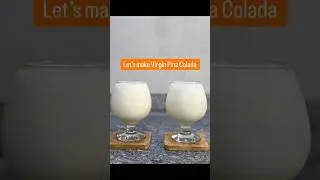 Easy Homemade Virgin Pi&ntilde;a Colada Recipe | Refreshing Holiday Drink 🍍🥥✨ #shorts