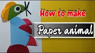 How to make a paper mouse/How to Make a Cute Paper Mouse Using a Circle Shape | Easy Craft for Kids