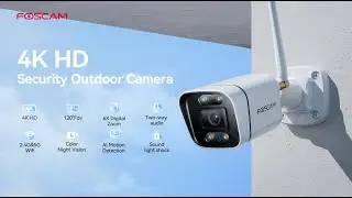 Foscam V8P 8MP WiFi Security Camera with Smart Detection
