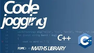 C++ For Beginners - Maths Library