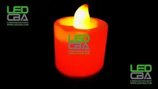 Vela Led Luz C&aacute;lida Fija 4.5 Cm Cotill&oacute;n