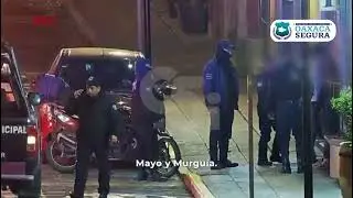 Logran aseguramiento por presunto intento de robo de motocicleta en Oaxaca #oaxacasegura