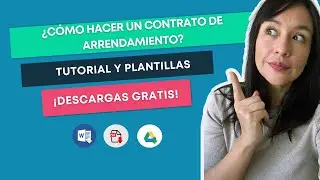 📝 CONTRATO DE ARRENDAMIENTO ¿Cómo llenarlo? -【Plantillas Gratis】Word - PDF