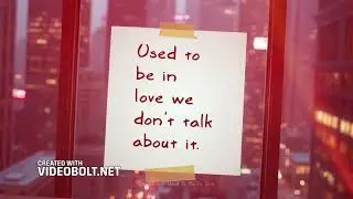 ChinoBoy - Used To Be In Love (Official Audio)