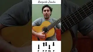 Como tocar Zamba (b&aacute;sico) #zamba #guitarra  #folklore  #tutorial     #rasguido  #guitar