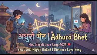 अधुरो भेट | Adhuro Bhet (New Nepali Love Song 2025) 💖 | Emotional Nepali Ballad | Distance Love Song