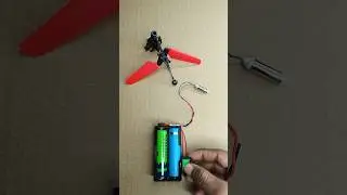 Testing a Mini Vibration Motor on a Drone Propeller Setup &bull; DC Motor