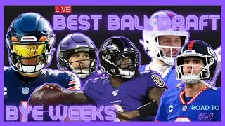 Road to 150: LIVE Underdog Draft with Davis Peng! Do bye weeks matter?
