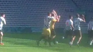 Despedida do relvado Agradecer ao topo sul