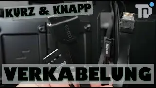 PC-Netzteil einbauen & verkabeln Tutorial - PC selbst zusammenbauen #8