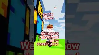 minecraft roblox crossplay!?#minecraft#roblox#crossplay#mincraft#robloxcrossplay