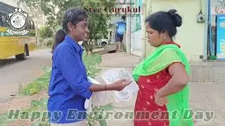 Happy Environment Day || Awareness by our Gurukulites to Avoid Plastic || Use eco-friendly carry bag