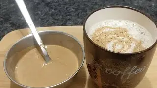 घर में कैफ़े स्टाइल कपपुक्सीनो कॉफ़ी रेसिपी बहुत ही आसान तरीके से |Cappuccino Coffee Recipe in 5minute