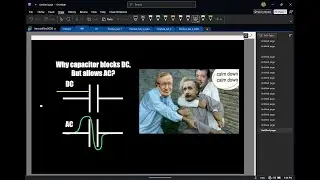 Lec 8: Capacitors: RC circuits; Can a capacitor voltage change instantly? Capacitor blocks DC?