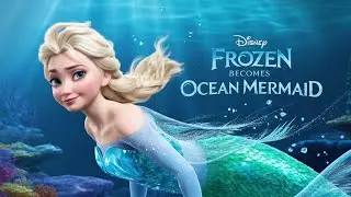 Frozen Elsa Mermaid Transformation | Disney Princess Elsa Ocean Mermaid Cartoon @TheStoryTale_tst​