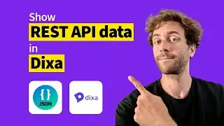 How to show data from a REST API in Dixa