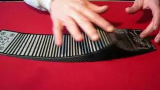 Card Tricks and Flourishes: Ribbon Spread Demo and Tutorial
