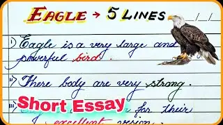 5 lines on eagle in english | about eagle in english | eagle essay in english/short essay on eagle