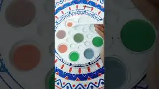 Creating Magic with Watercolor Mixing: Unique Color Blends#shorts #colourmixing #virulshorts #fyp