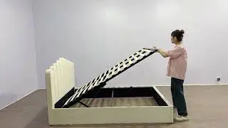 Instructions for use of lifting storage bed