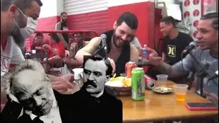 Funkero e Defante no Boteco em Bangu falando sobre mulher. Nietzsche & Schopenhauer conversando 
