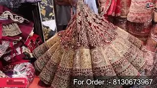 Khadim Lehenga में Bridal Lehenga Sale ।। Designer Bridal Lehenga 2025 Collection In Chandni Chowk