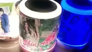Light Speakers | Customized Gifts | Speakers With LED and Photo | Gifts Arenaa