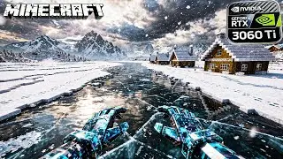 RTX 3060 Ti Destroying MINECRAFT 1.21.8 &ndash; Snowy Mountains, Plains & Frozen Rivers