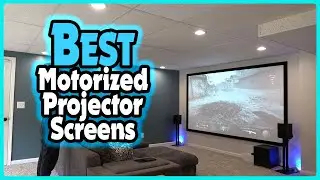 ✅ Top 5: Best Motorized Projector Screens In 2024 [ Motorized Projector Screens For Home Theater ]
