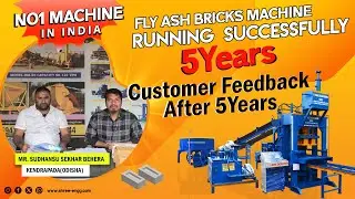 Customer Review: 5 Years Successful Fly Ash Bricks Machine Performance in Kendrapada #flyashbricks