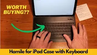 This iPad Keyboard Case Feels Premium &ndash; Hamile 7-Color Backlit Folio for 10th & 11th Gen