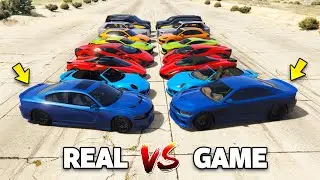 GTA 5 Online: GAME VS REAL [WHICH IS FASTEST?]