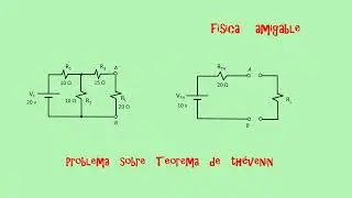 PROBLEMA SOBRE TEOREMA DE THEVENIN