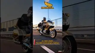 Honda Goldwing 50 Anniversary Evolution (1975-2025)#Honda #Goldwing #Motorcycle #Evolution #Shorts