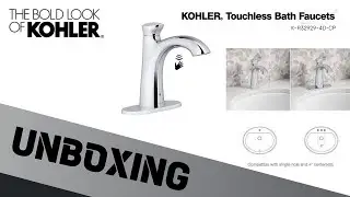 Kohler touchless bathroom faucet unboxing