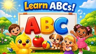 ABC Song for Kids | Learn Letters A to Z | Fun & Colorful Educational Video