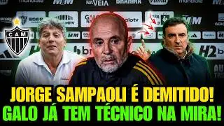🚨 QUEM SER&Aacute; O NOVO T&Eacute;CNICO DO ATL&Eacute;TICO-MG!? SAMPAOLI &Eacute; DEMITIDO E GALO J&Aacute; TEM SUBSTITUTO?